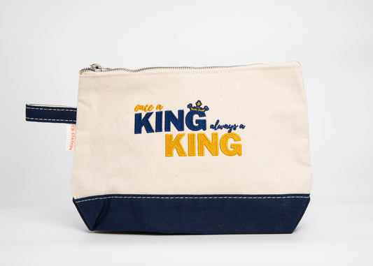 Once a King  Cosmetic Pouch