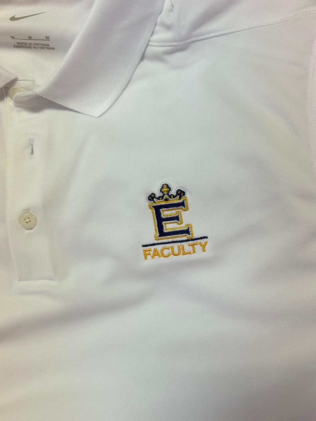 Faculty Polos Navy, White, Pink