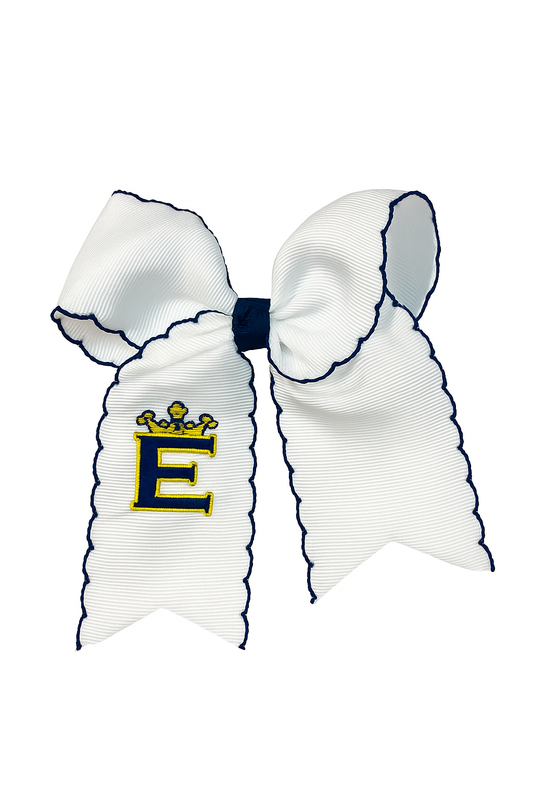 Boutique Bow Large White with Epiphany E