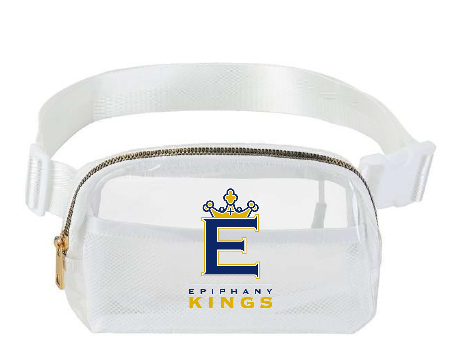 Clear Fanny Pack with "E"