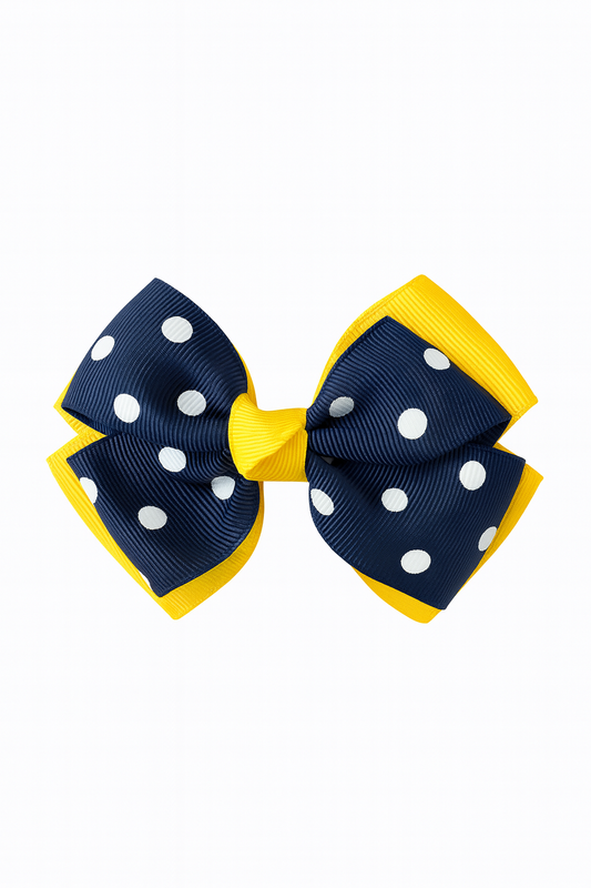 Bow Small with polka dots