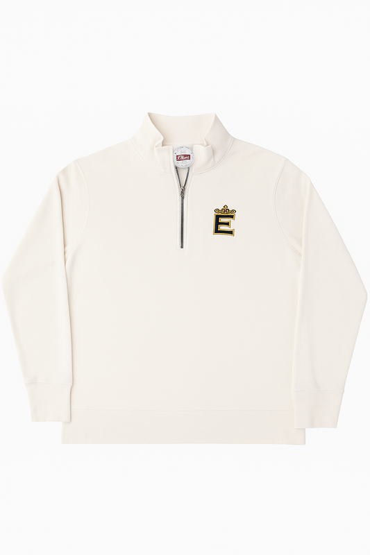 Quarter Zip Oatmeal Epiphany "E"