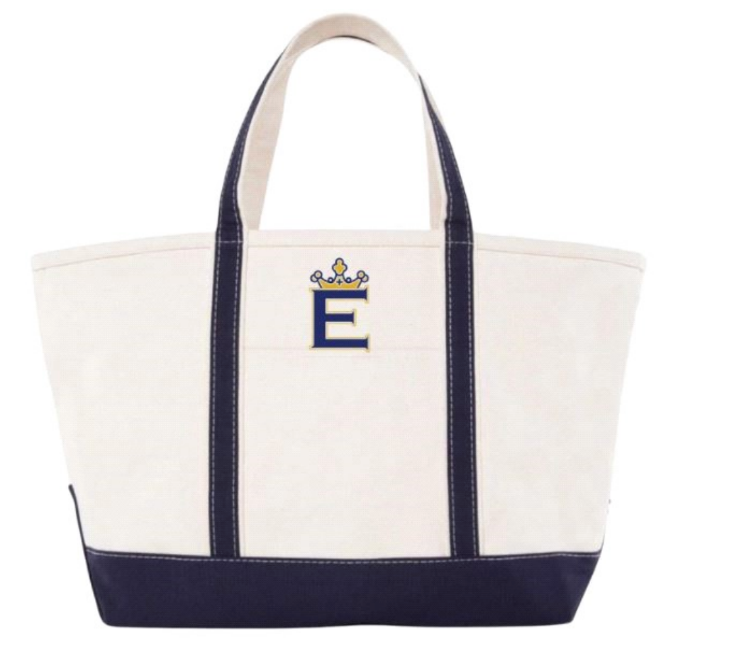 Canvas Tote Bag w/ E