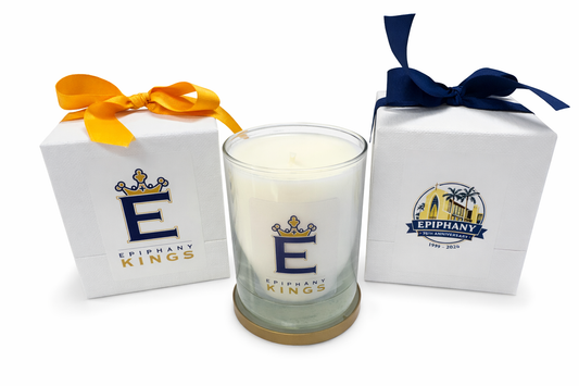 Candles Soy Delicious with Epiphany "E" and 75th Anniversary