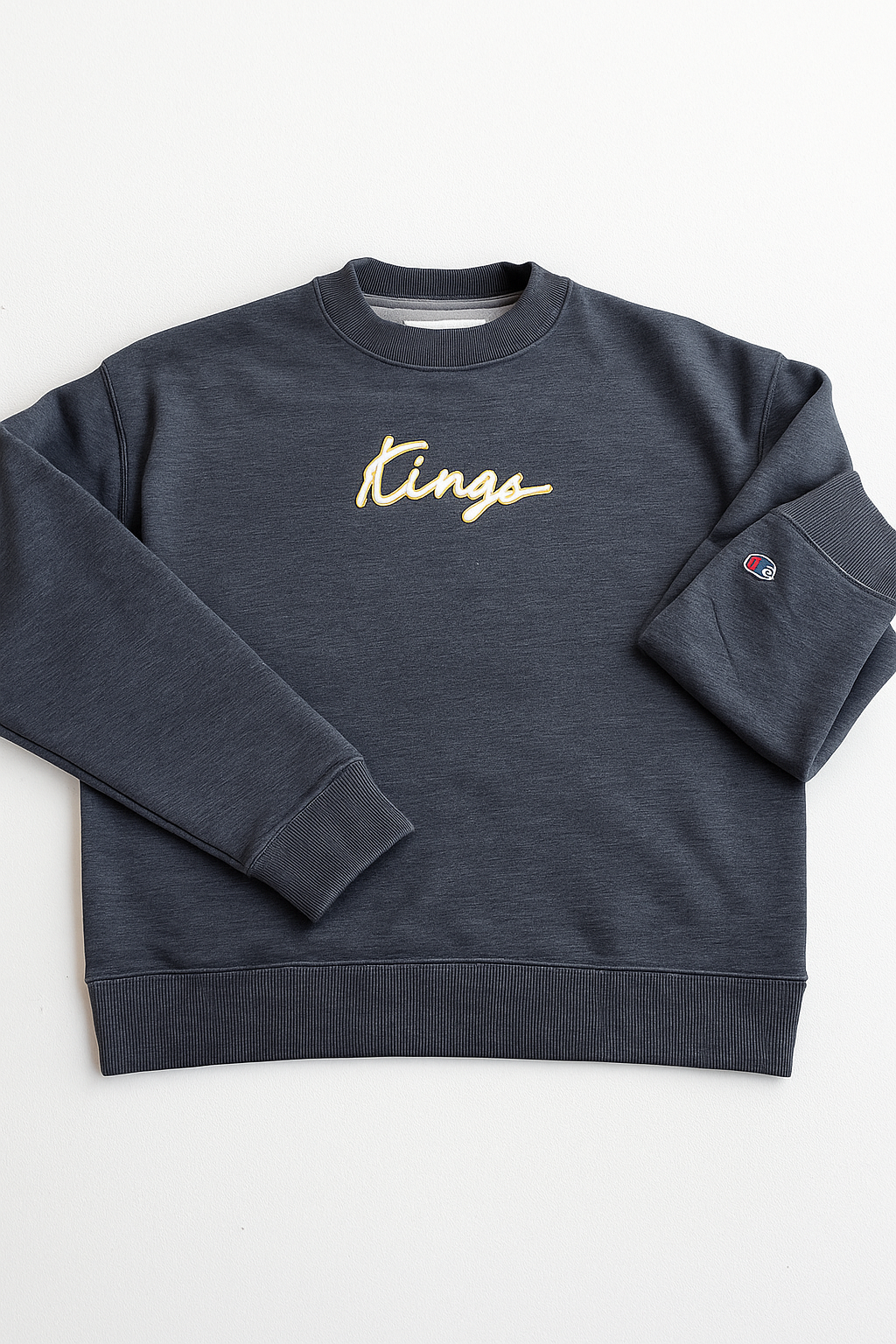 Sweatshirt Heather Blue "Champion" Brand with Kings