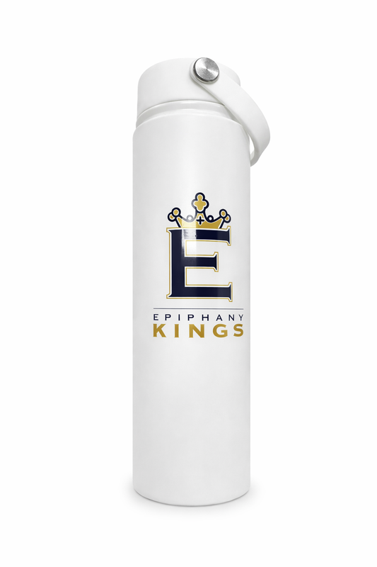 Water Bottle White with Epiphany "E"