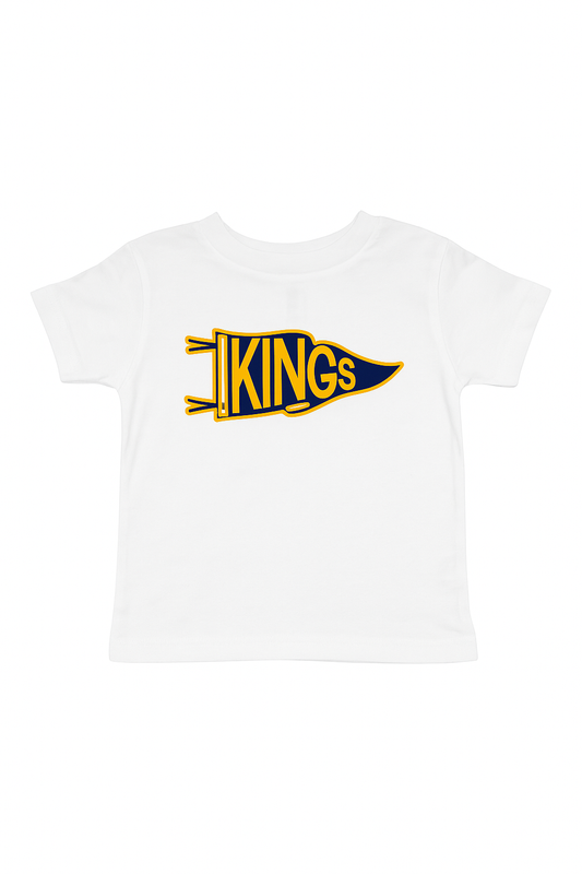 Kings Pennant White Kids T-Shirt