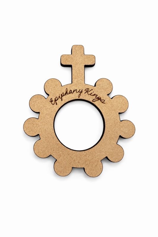 Wood Rosary with "Epiphany Kings"
